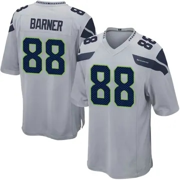 Gray Men's AJ Barner Seattle Seahawks Game Alternate Jersey