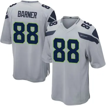 Gray Youth AJ Barner Seattle Seahawks Game Alternate Jersey