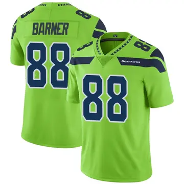 Green Men's AJ Barner Seattle Seahawks Limited Color Rush Neon Jersey