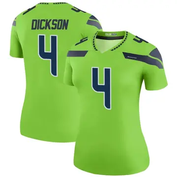 Green Women's Michael Dickson Seattle Seahawks Legend Color Rush Neon Jersey