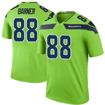 Green Youth AJ Barner Seattle Seahawks Legend Color Rush Neon Jersey
