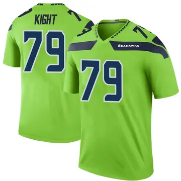 Green Youth Amari Kight Seattle Seahawks Legend Color Rush Neon Jersey