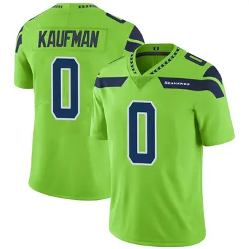 Green Youth DK Kaufman Seattle Seahawks Limited Color Rush Neon Jersey