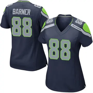 Navy Women's AJ Barner Seattle Seahawks Game Team Color Jersey