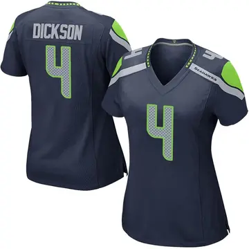 Navy Women's Michael Dickson Seattle Seahawks Game Team Color Jersey