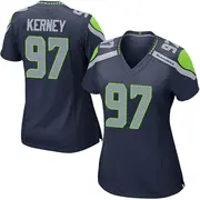 Navy Women's Patrick Kerney Seattle Seahawks Game Team Color Jersey
