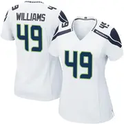 White Women's DeShon Williams Seattle Seahawks Game Jersey